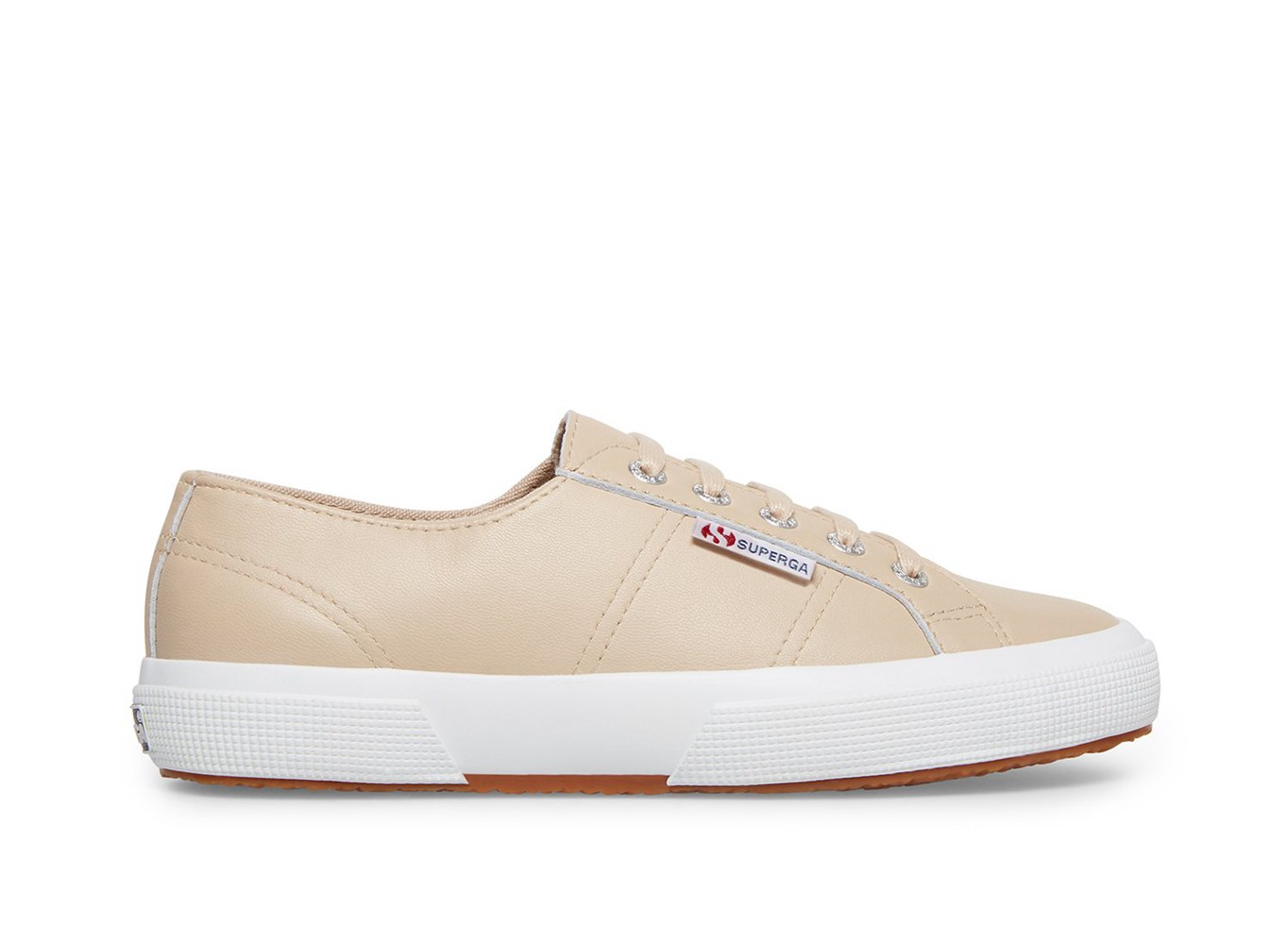 Zapatillas Superga Mujer Beige - 2750 Naplngcotu Cuero - 169473KYF